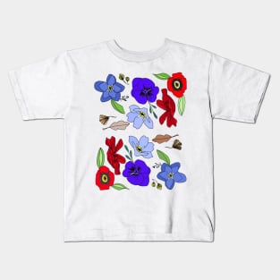 Floral Vibrance Kids T-Shirt